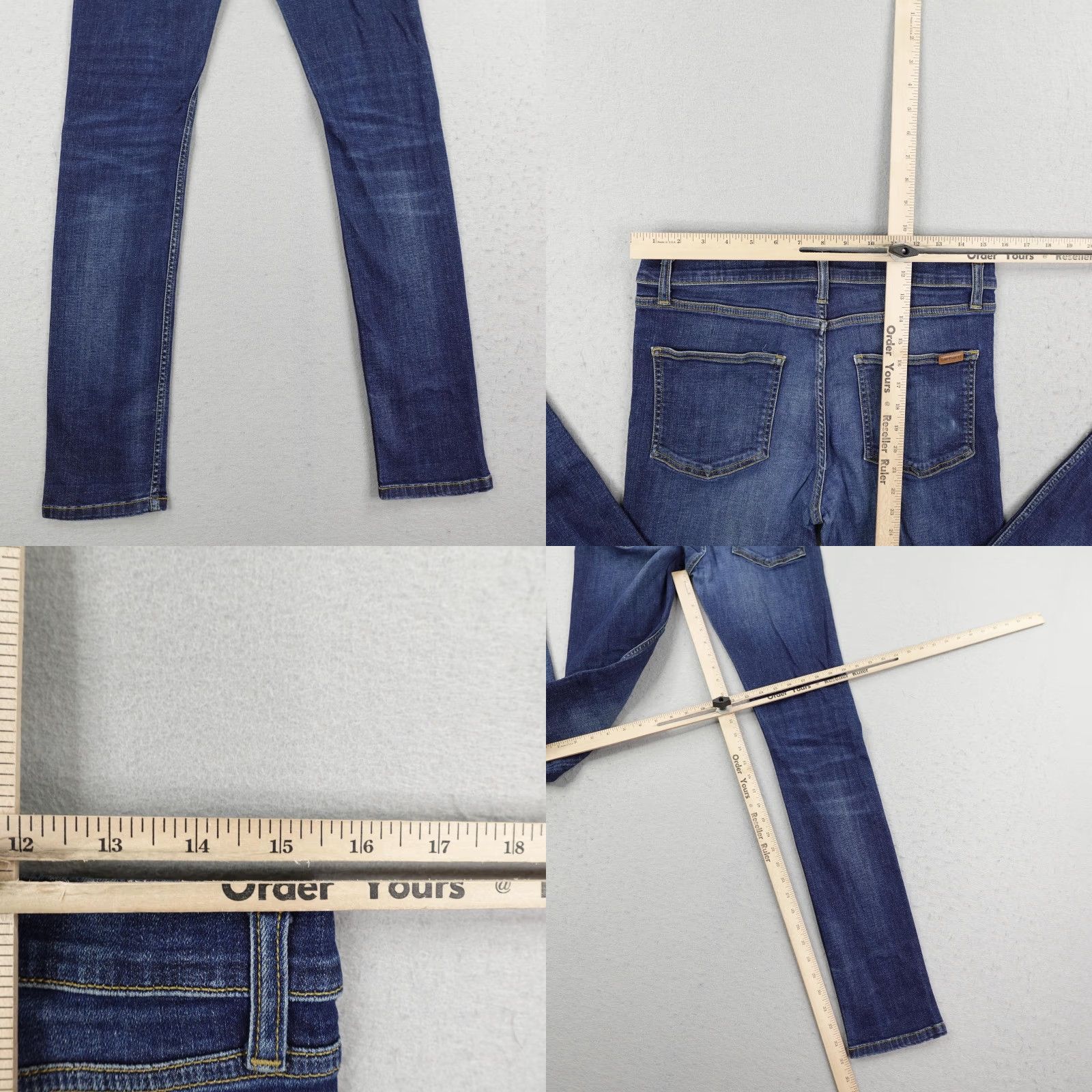 Carhartt Carhartt Jeans Mens 33x34 Slim Blue Denim WIP Trevor Pant Mens Size US 33 - 8 Thumbnail
