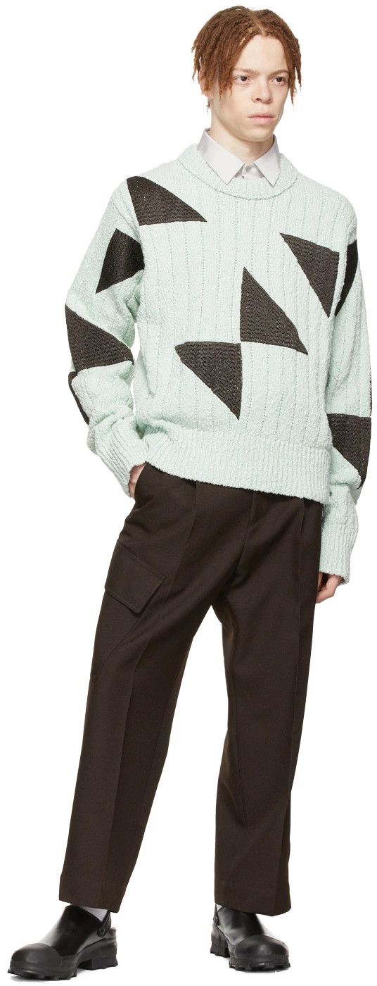 OAMC o1y0225 Sweater in Light Green/Brown Size US L / EU 52-54 / 3 - 4 Thumbnail