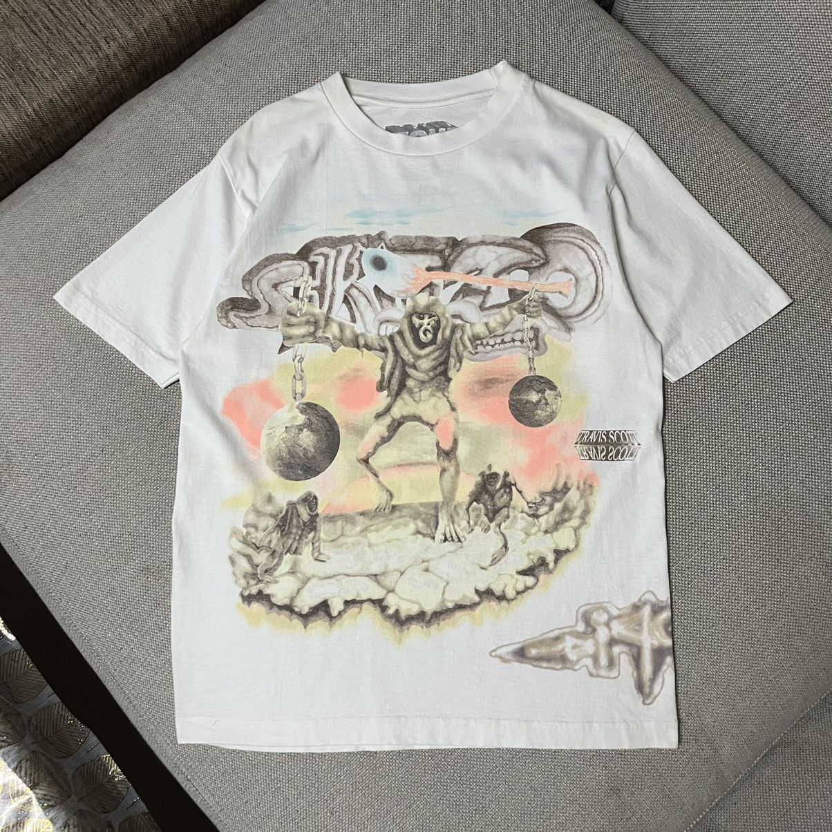 Travis Scott Travis Scott Utopia Tour Skitzo Circus Maximus Tee Size US M / EU 48-50 / 2 - 1 Thumbnail