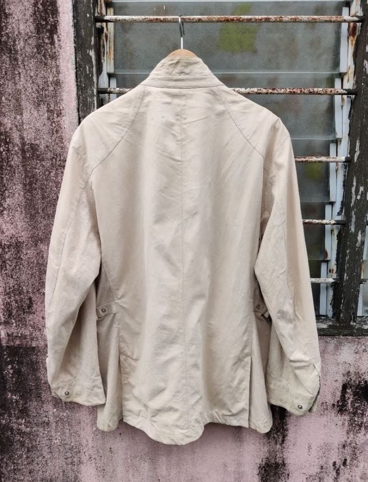 Burberry × Vintage Vintage Burberry Novacheck Synthetic Leather Jacket Size US S / EU 44-46 / 1 - 5 Thumbnail