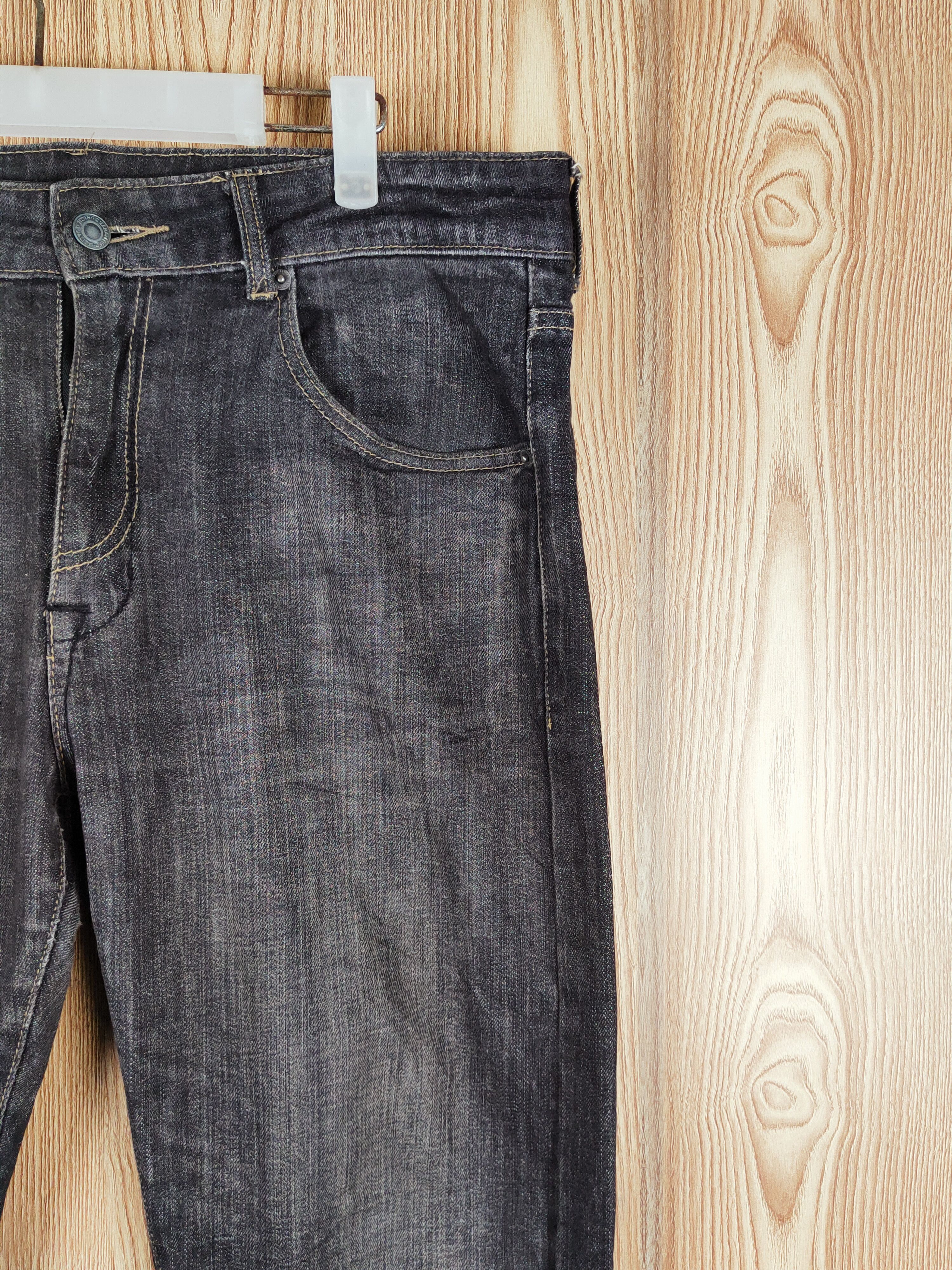 Japanese Brand Japanese Brand Black Faded Distressed Ripped Jeans #S2722 Size US 35 - 5 Thumbnail