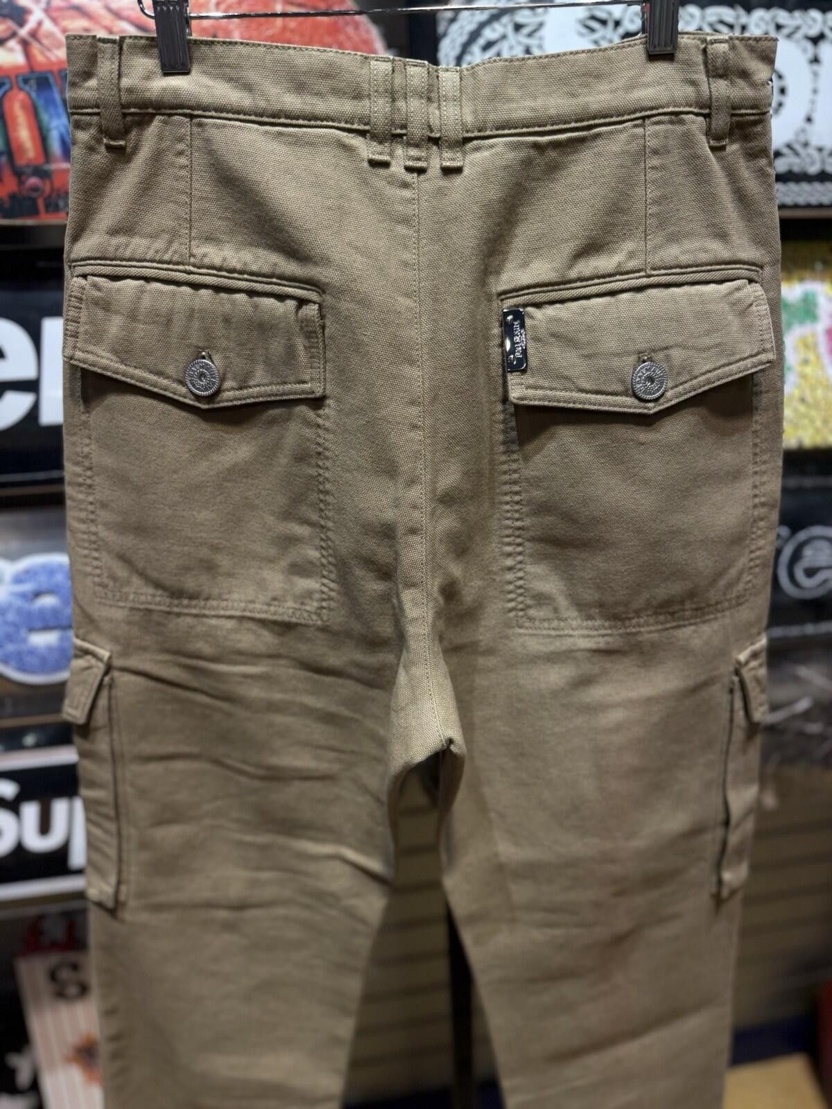 Balmain Balmain Biker Cargo Zip Pocket Beige / Khaki Pants (48) Size US 44 / EU 60 - 11 Thumbnail