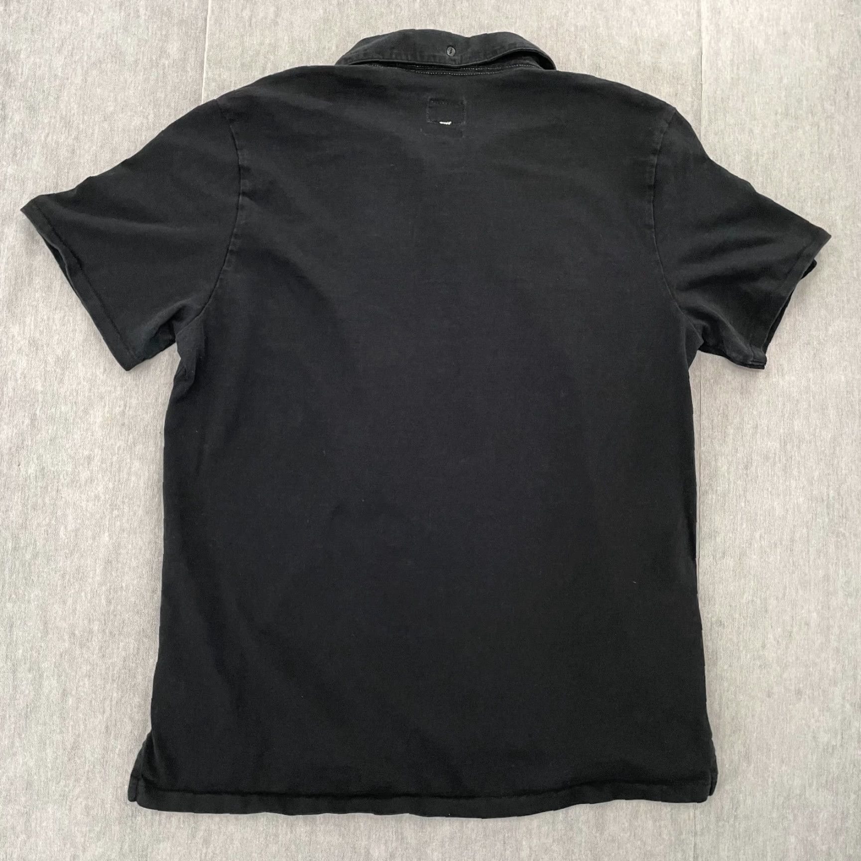 Rag & Bone VINTAGE Rag & Bone Polo Shirt Adult XL Black Cotton Short Sleeve Mens Casual Size US XL / EU 56 / 4 - 2 Thumbnail