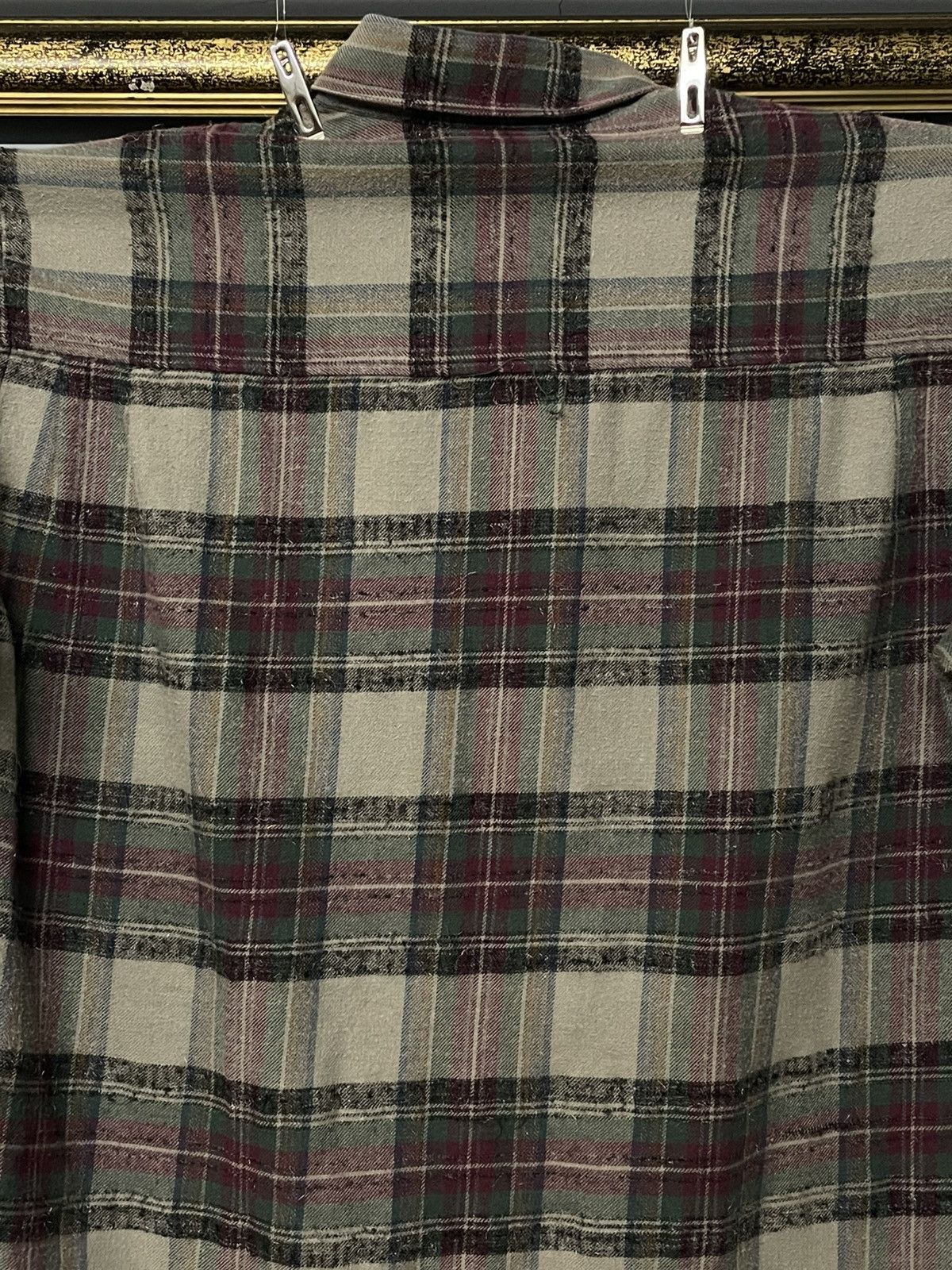 Yves Saint Laurent Vintage Yvessaintlaurent Chemises Vertical Stripe Flannel Size US M / EU 48-50 / 2 - 11 Thumbnail