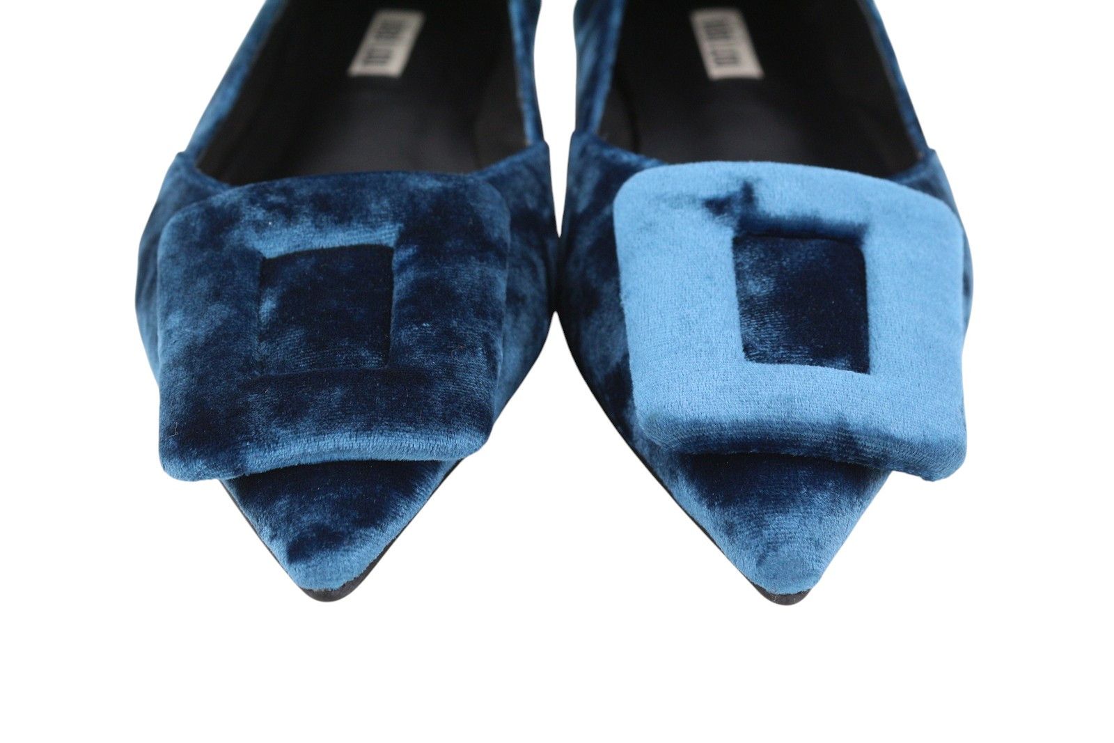 Other BIBI LOU BOCHUM EU38 Blue Velvet Covered Pointed 87560 Size US 7 / IT 37 - 5 Thumbnail