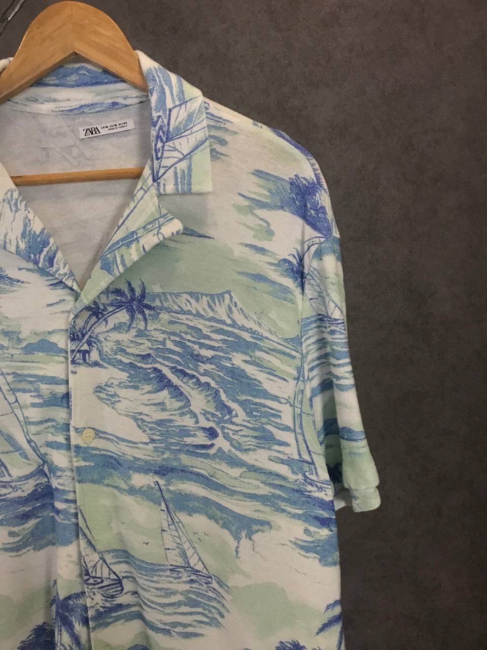 Zara Zara Man art crazy Hawaiian shirt Size US XL / EU 56 / 4 - 2 Thumbnail