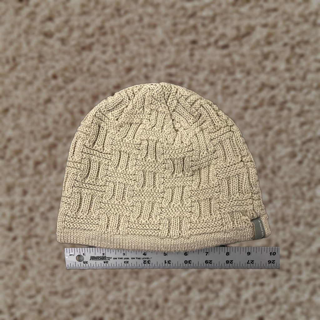 Vintage Sirius Innovations Beanie Adult One Size Knit Beige Wool Blend Lined Ski Hat Mens Beanie System Size ONE SIZE - 1 Thumbnail