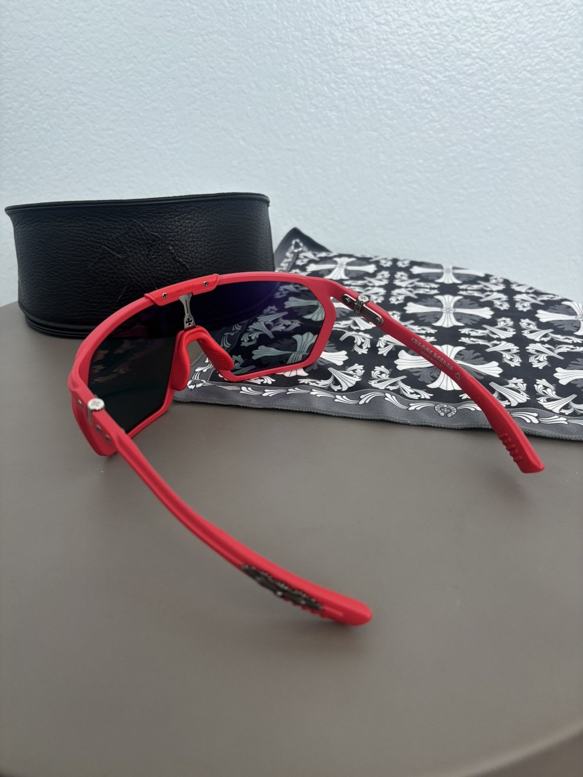 Chrome Hearts U CNT SEE ME STEEZY RED CHROME HEARTS SUNGLASSES Size ONE SIZE - 5 Thumbnail