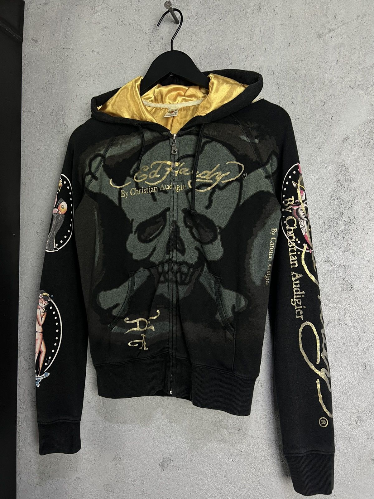 Ed Hardy Vintage Ed Hardy Christian Audigier pirate girl hoodie S Size S / US 4 / IT 40 - 3 Thumbnail