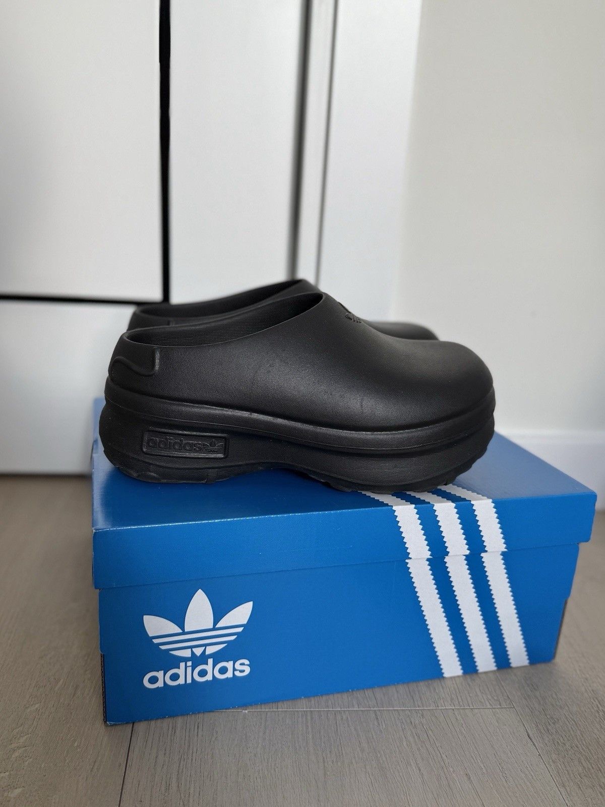 Adidas Adidas AdiFom Stan Mule Platform Shoes Slides Chunky Rubber Size US 6 / IT 36 - 1 Thumbnail