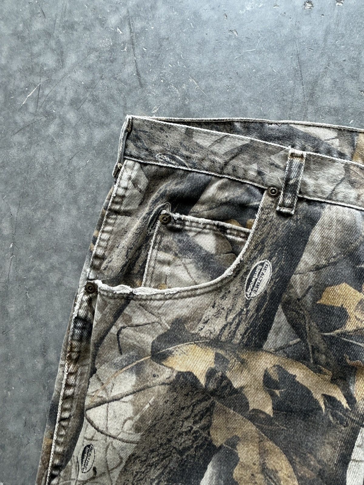 Wrangler Vintage 90s Wrangler Realtree Double Knee Jeans 38x30 Size US 38 / EU 54 - 4 Thumbnail