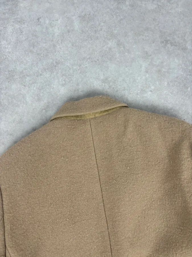 Maison Margiela AW2015 Maison Margiela Beige Wool Minimalist Coat Size US L / EU 52-54 / 3 - 6 Thumbnail