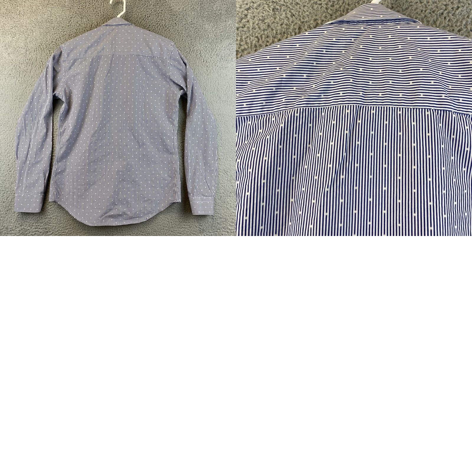 Zara Zara Man Dress Shirt Mens M Slim Blue Button-Up Top Long Sleeve 75-50 Size US M / EU 48-50 / 2 - 8 Thumbnail