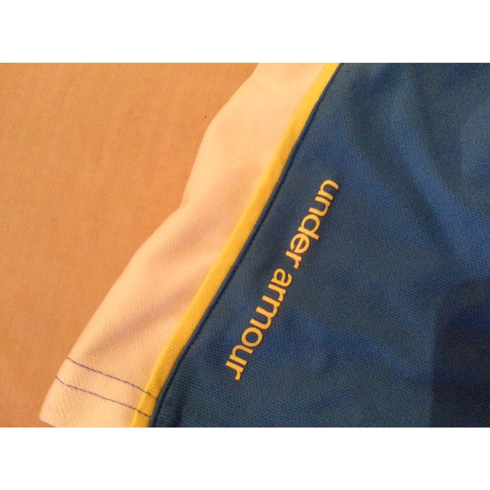 Under Armour Under Armour Shorts Athletic Blue L Womens Large Gym Workout Shirt Size 36" / US 14 / IT 50 - 3 Thumbnail