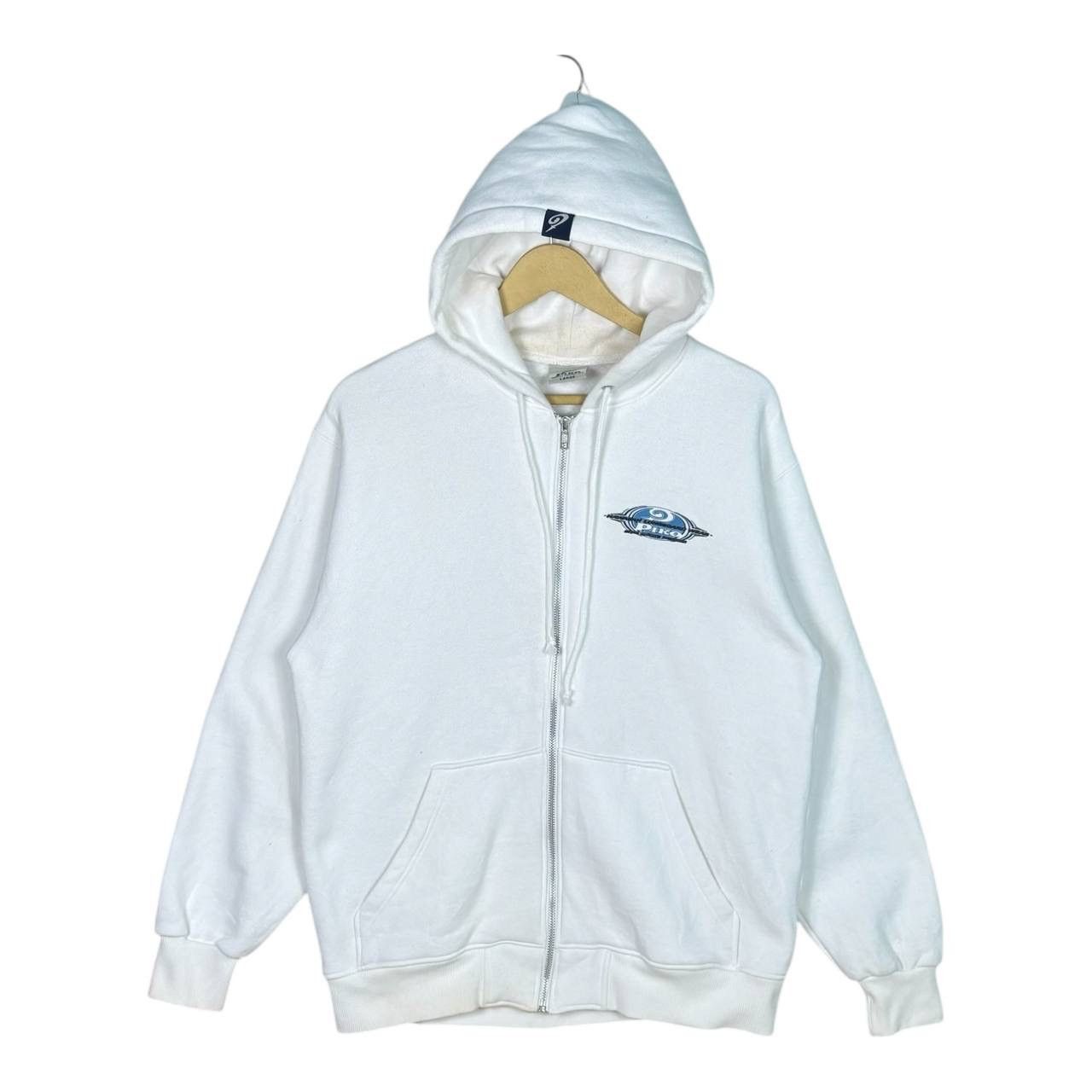 Vintage Vintage Piko Hawaiian Longboard Surf Hoodie Zip Up White L⁠ Size US L / EU 52-54 / 3 - 2 Thumbnail