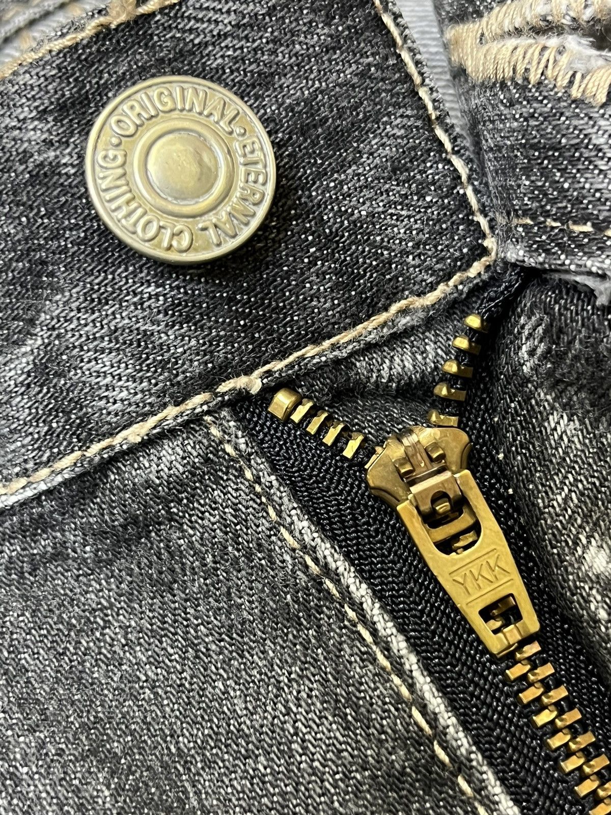 Eternal VINTAGE ETERNAL BITCKU KURASHIKI JAPANESE DENIM JEANS Size US 32 / EU 48 - 16 Thumbnail