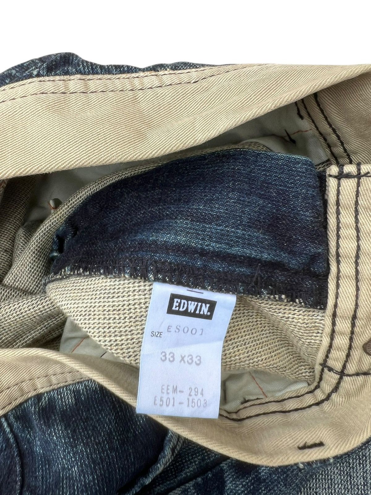 Edwin 2000s Edwin E-Function Mud Wash Fade Denim Bootcut Jeans Size US 32 / EU 48 - 21 Thumbnail