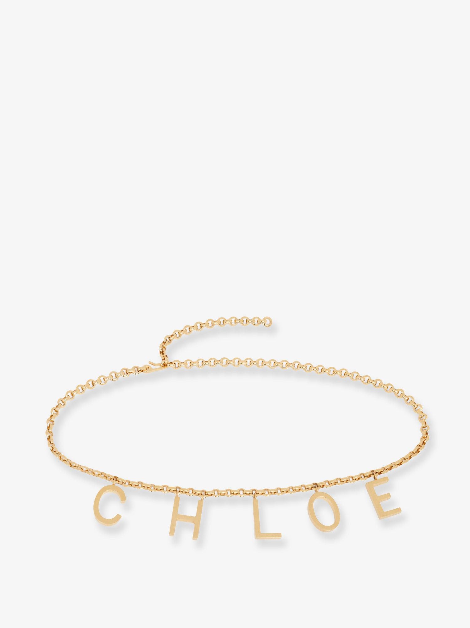 Chloe Chloe Letters Metal Belt Size ONE SIZE - 1 Thumbnail