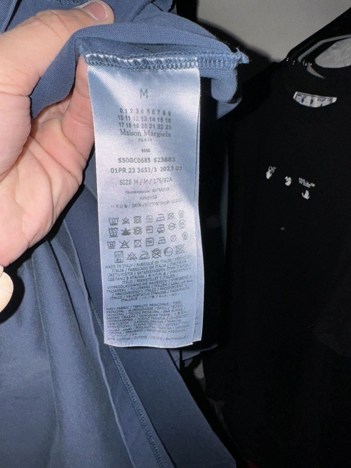 Maison Margiela Maison Margiela Logo heavy jersey T-shirt Size US M / EU 48-50 / 2 - 6 Thumbnail