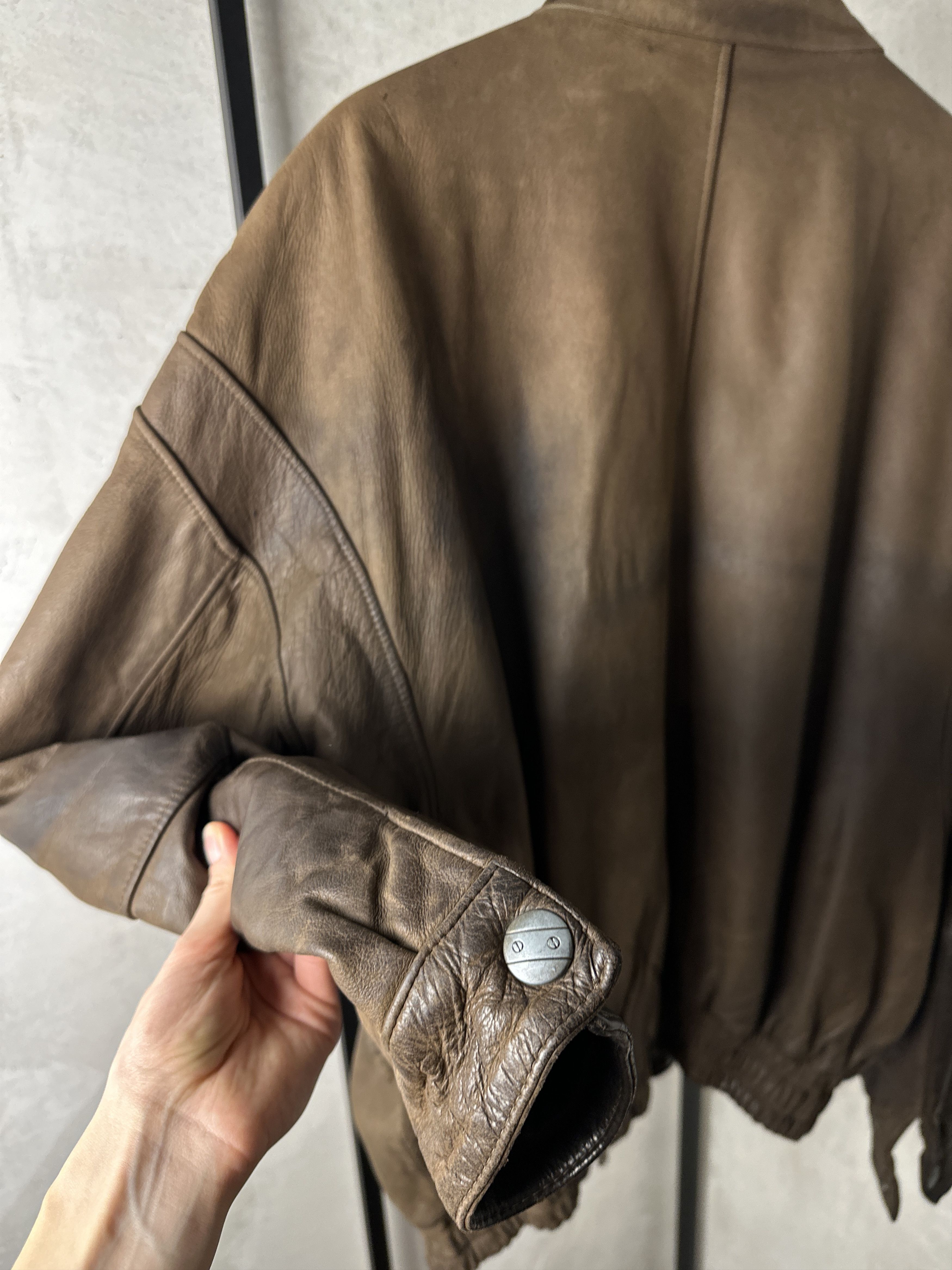 Genuine Leather Vintage Genuine Leather Aviator Jacket Size US XL / EU 56 / 4 - 9 Thumbnail