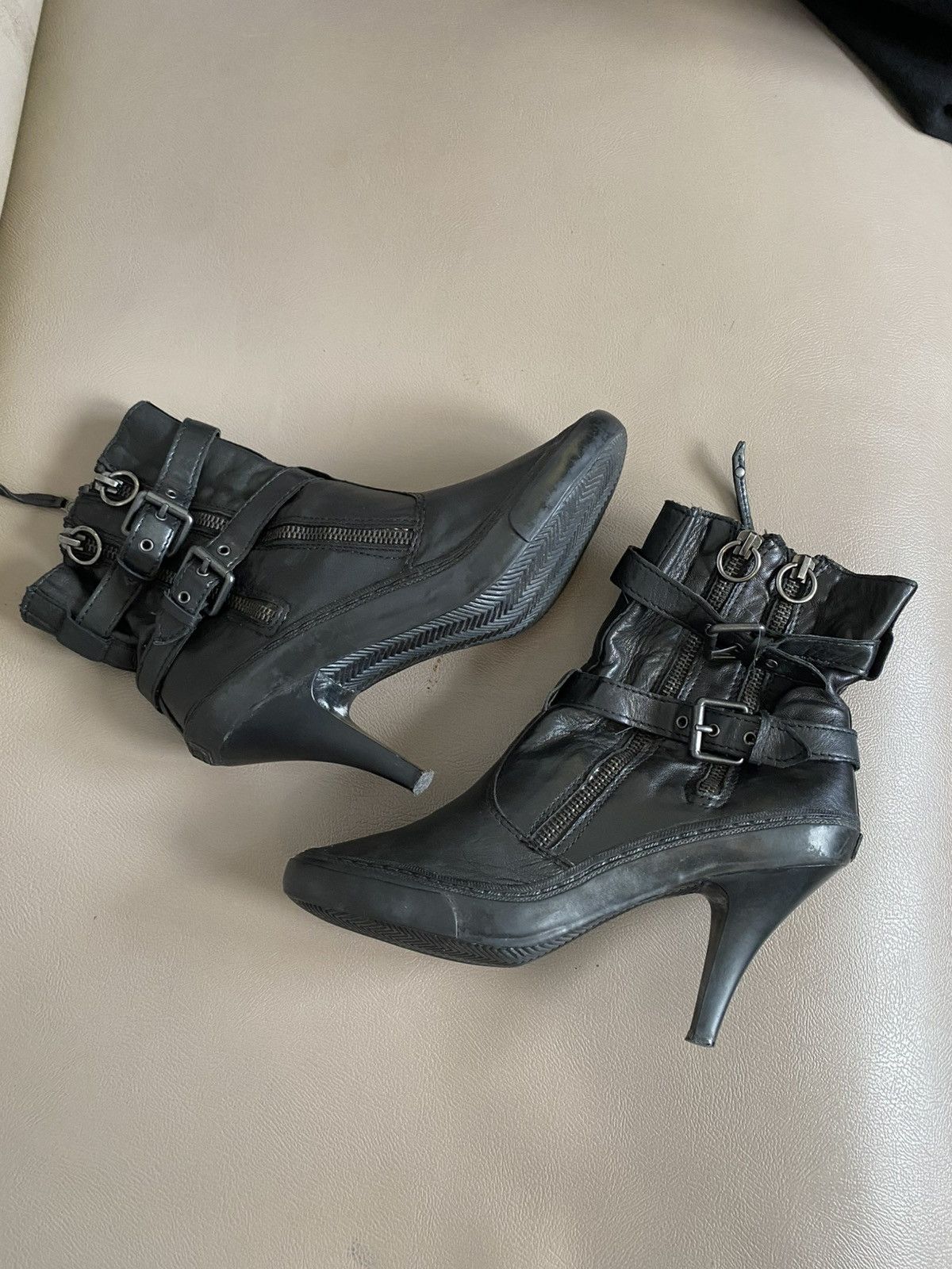 ASH Ash leather boots heels Size US 8 / IT 38 - 10 Thumbnail