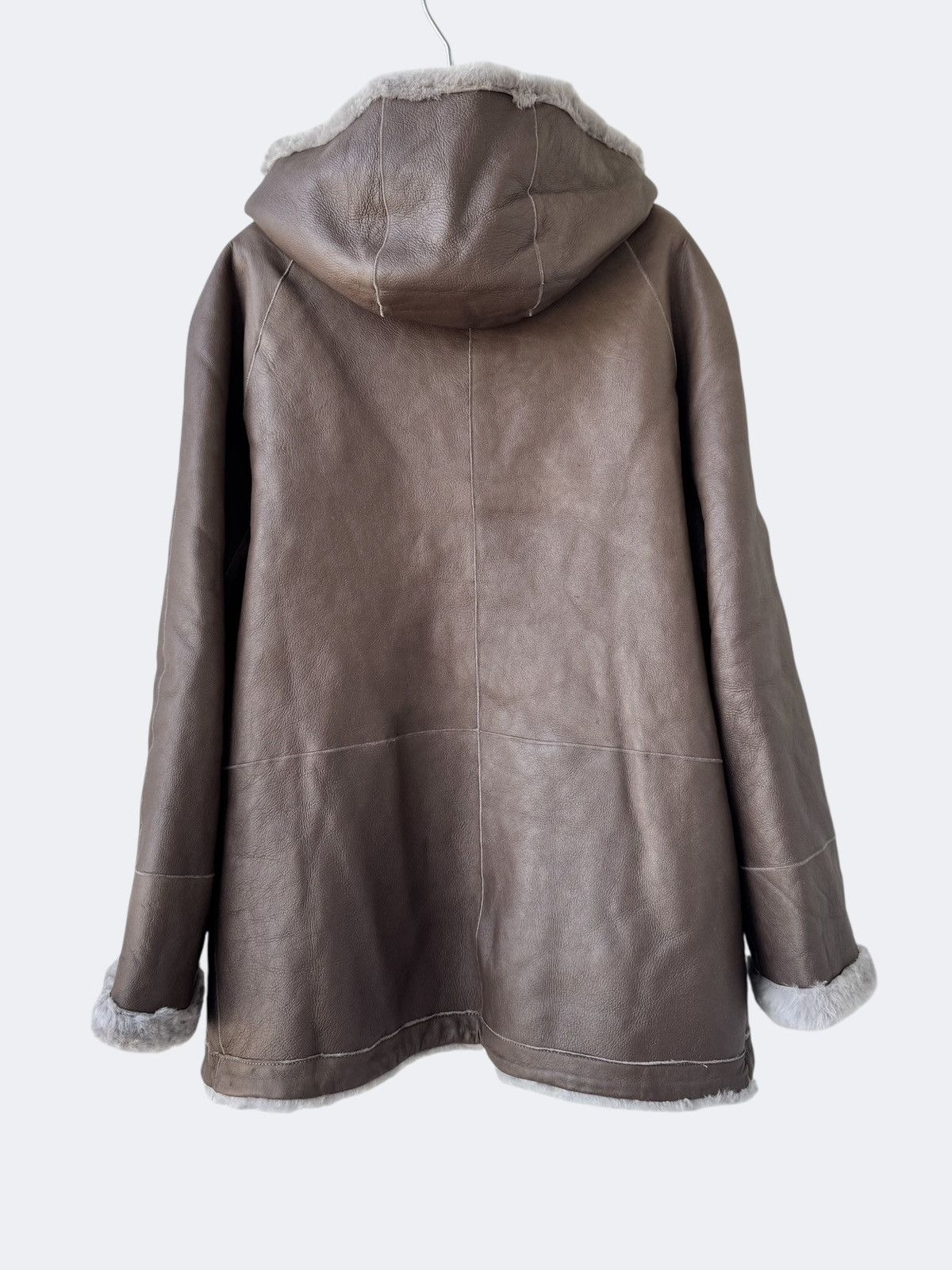 Brunello Cucinelli Double- sided leather sheepskin coat Brunello Cucinelli Size XS / US 0-2 / IT 36-38 - 3 Thumbnail