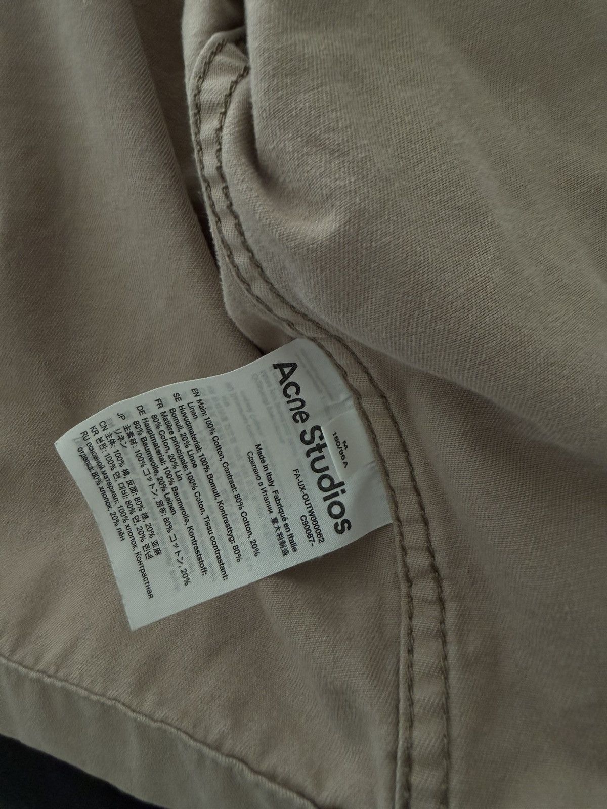 Acne Studios Acne Studios distressed zip jacket Size US M / EU 48-50 / 2 - 6 Thumbnail