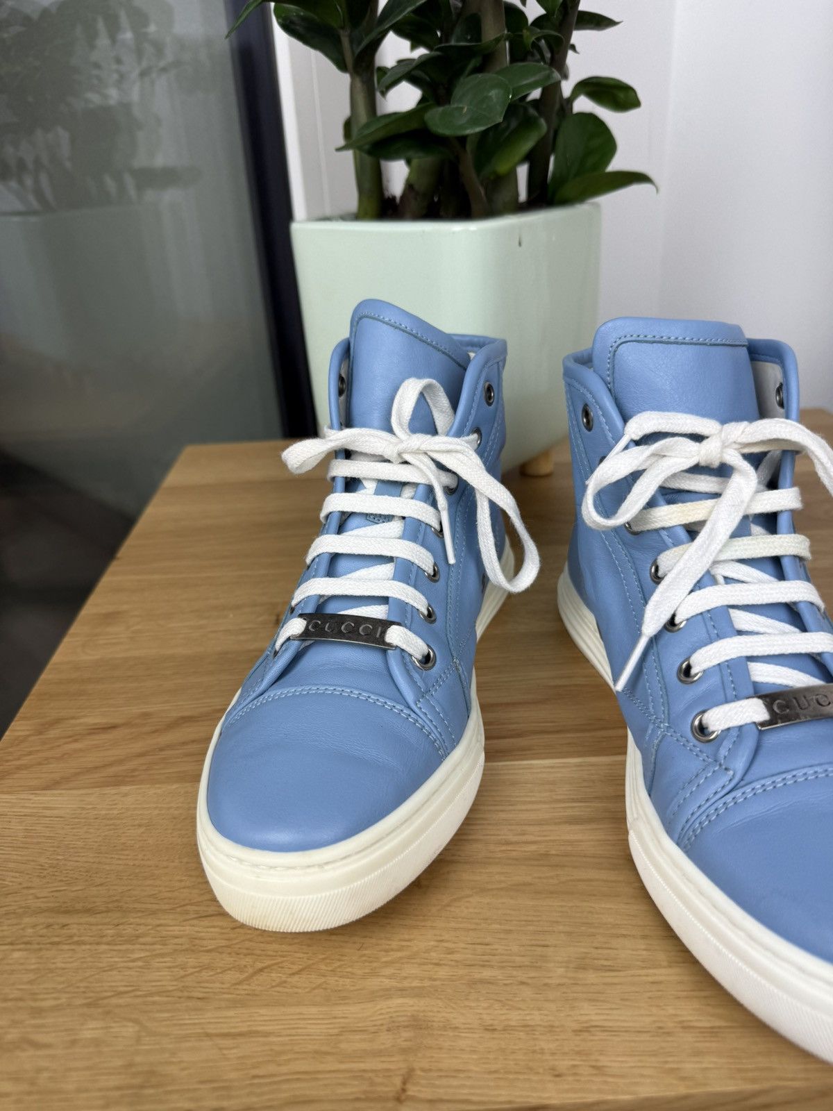 Gucci Gucci high top sneakers shoes Size US 6 / IT 36 - 7 Thumbnail