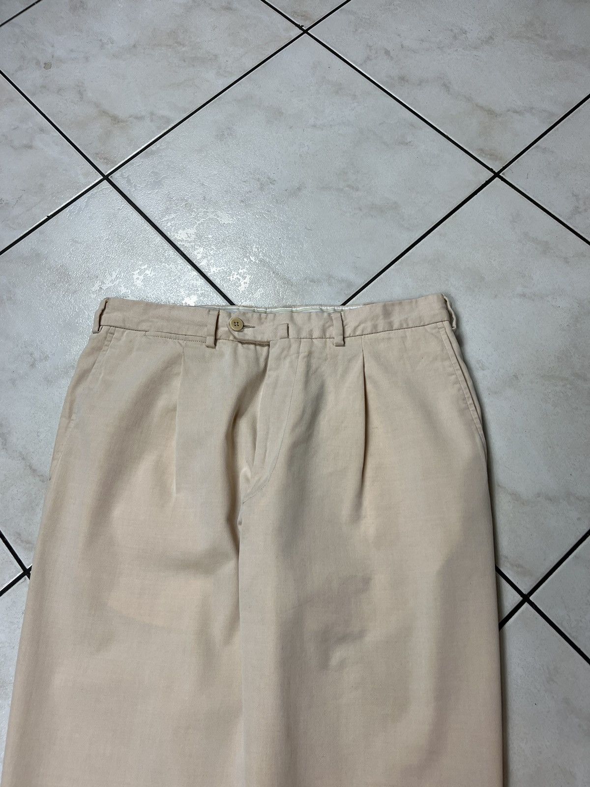 Ermenegildo Zegna Ermenegildo Zegna casual creased pants pleated trousers Size US 34 / EU 50 - 3 Thumbnail