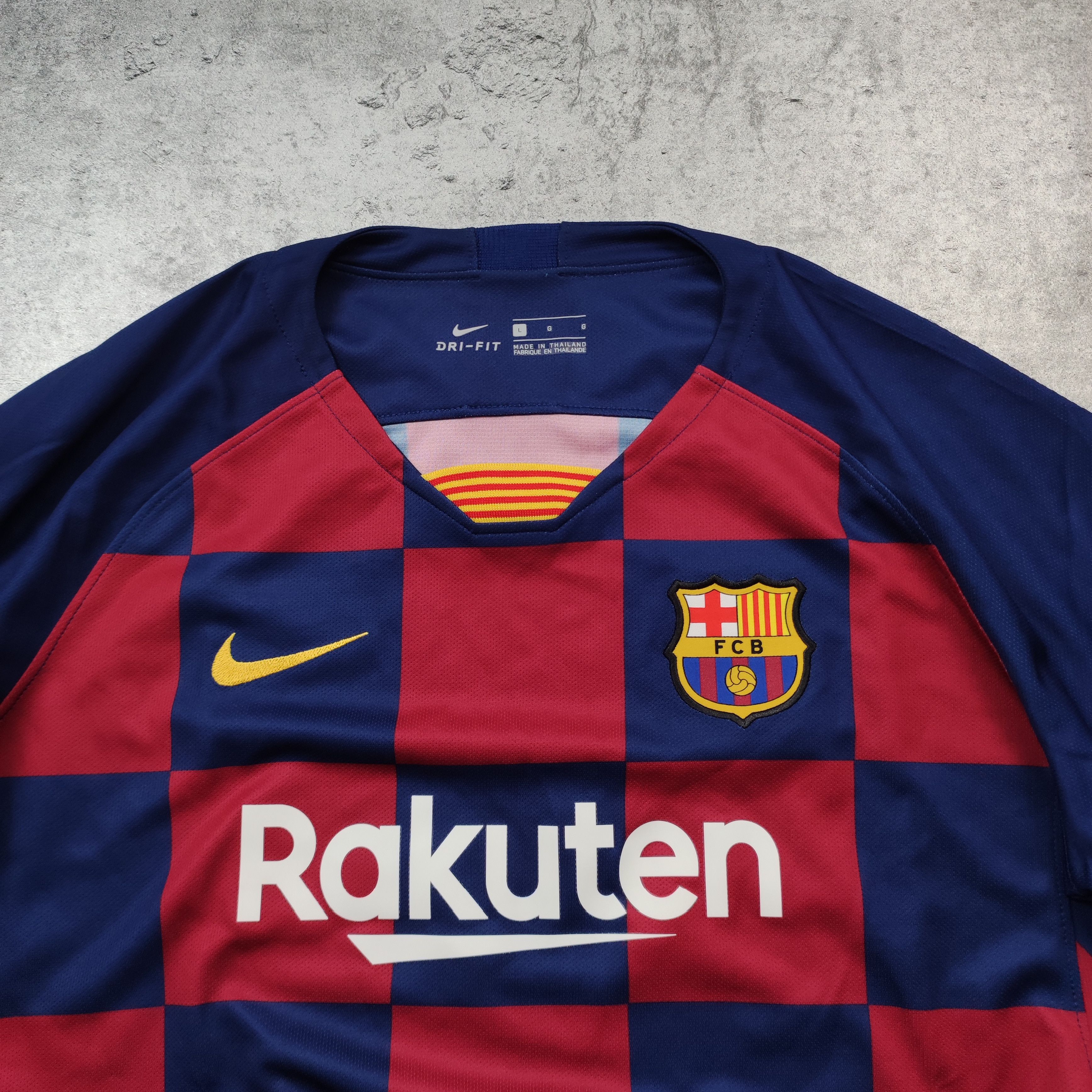 Other FC Barclona Womens Nike 2019 Match Football Jersey Size L / US 10 / IT 46 - 5 Thumbnail