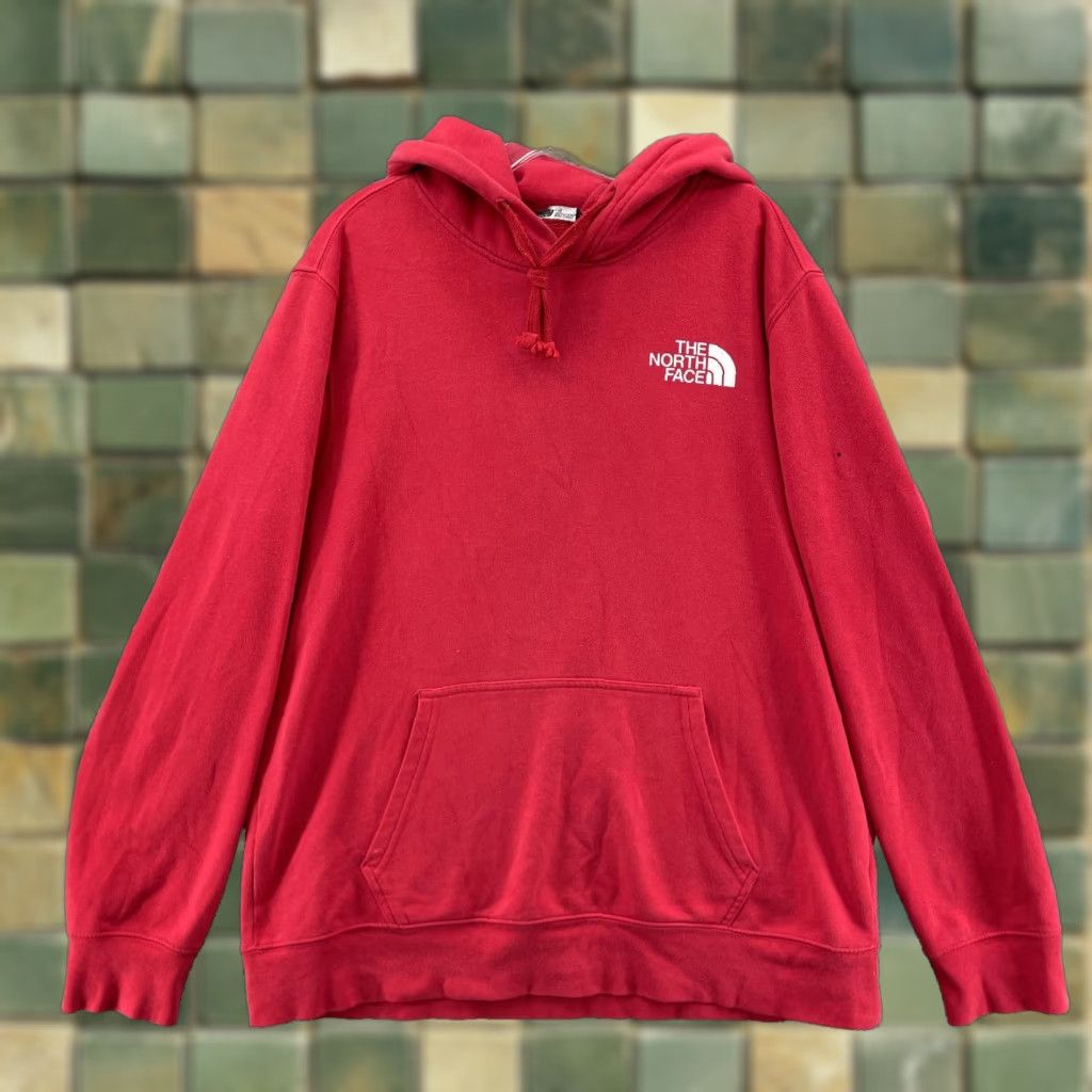 The North Face The North Face Hoodie Men L Red Never Stop Exploring Gorpcore Outdoor Camping Shirt Pullover with Hooded Pockets Graphic Print Size US L / EU 52-54 / 3 - 1 Thumbnail