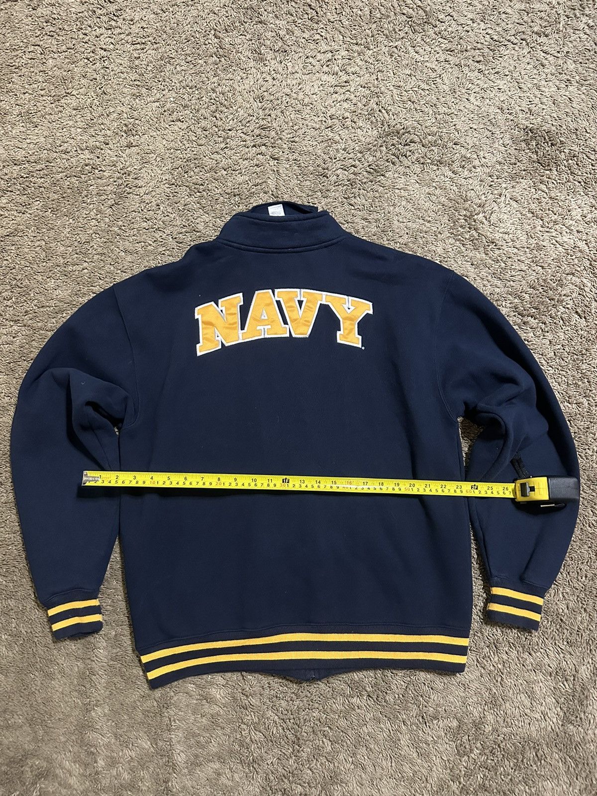 Champion × NCAA × Vintage Vintage Champion Navy university sweater 00s size large Size US L / EU 52-54 / 3 - 3 Thumbnail