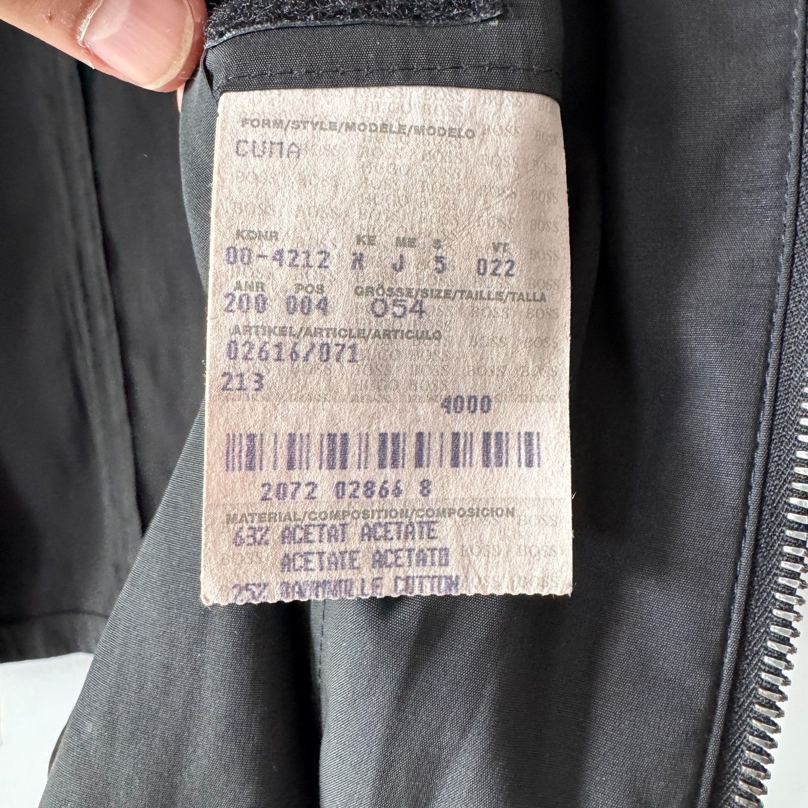Hugo Boss Hugo Boss Cuma Vintage Long Coat Jacket Mens Xlarge Classic Size US XL / EU 56 / 4 - 12 Thumbnail