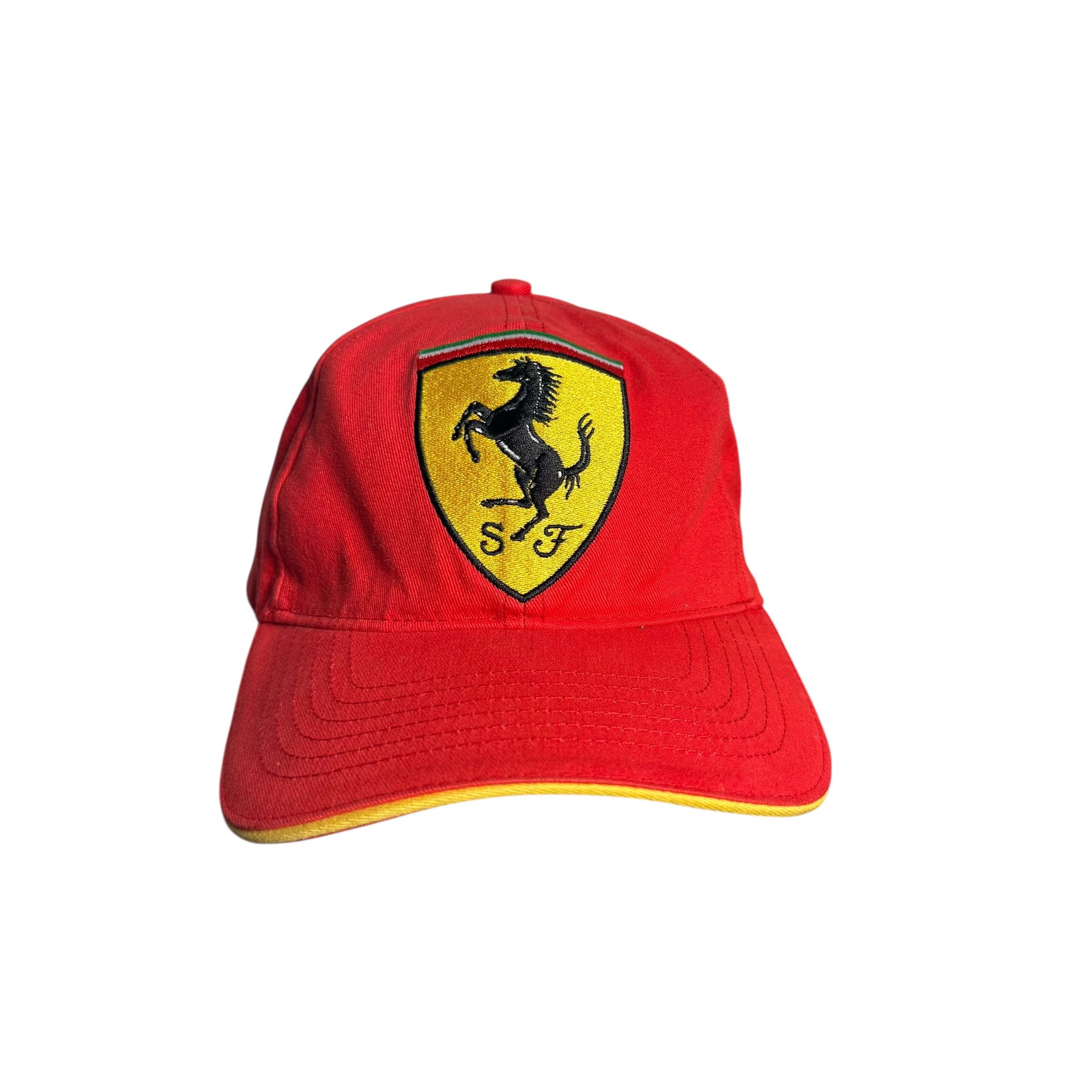 🔥RARE🔥Vintage Ferrari Official Strapback Cap Hat