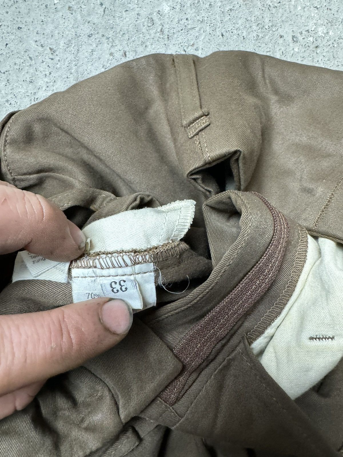Designer × Vintage Vintage Y2K Marrathon Made in Italy Baggy Galifa Brown Pant Size US 34 / EU 50 - 9 Thumbnail