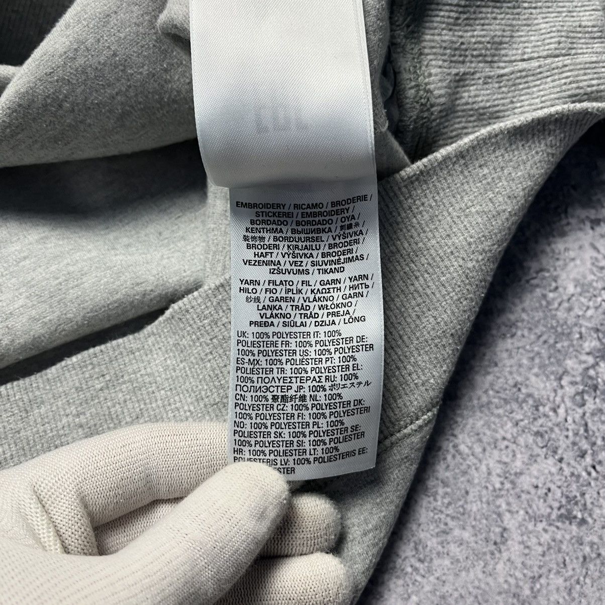 Diesel Vintage Diesel Big Central Logo Gray Sweatshirt Streetwear Size XL / US 12-14 / IT 48-50 - 10 Thumbnail