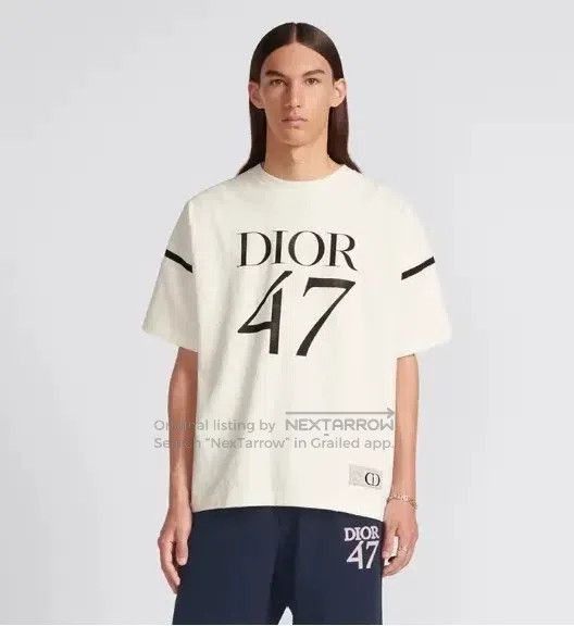 Dior Dior 47-letter printed short-sleeved T-shirt Size US M / EU 48-50 / 2 - 1 Thumbnail