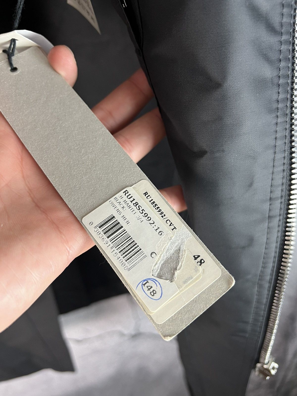 Rick Owens Rick Owens 18 S/S DIRT NYLON COAT 48 NWT Size US M / EU 48-50 / 2 - 9 Thumbnail