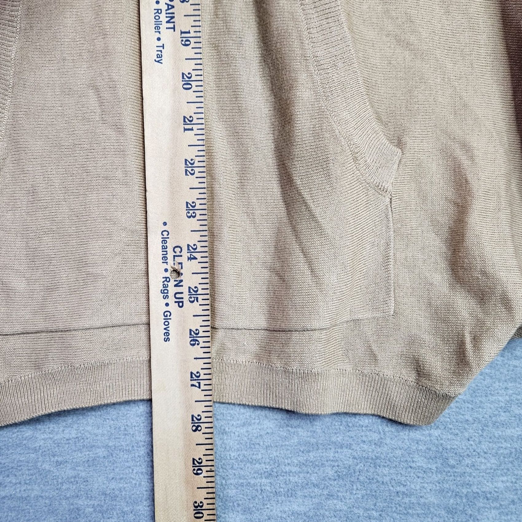 Vintage Remain Sweater Hoodie Women L Beige Knit Crew Neck Pockets Button Pullover All Seasons 80s Modern Size L / US 10 / IT 46 - 7 Thumbnail