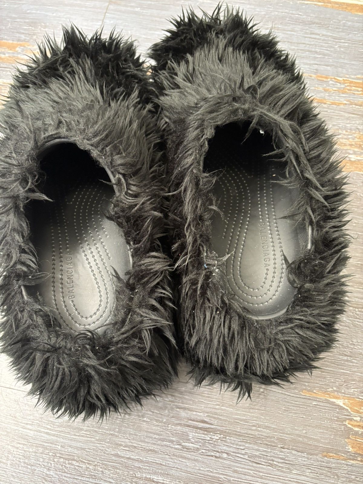 Balenciaga Balenciaga Fur Croc Slip On Sneakers Size US 10 / EU 43 - 5 Thumbnail