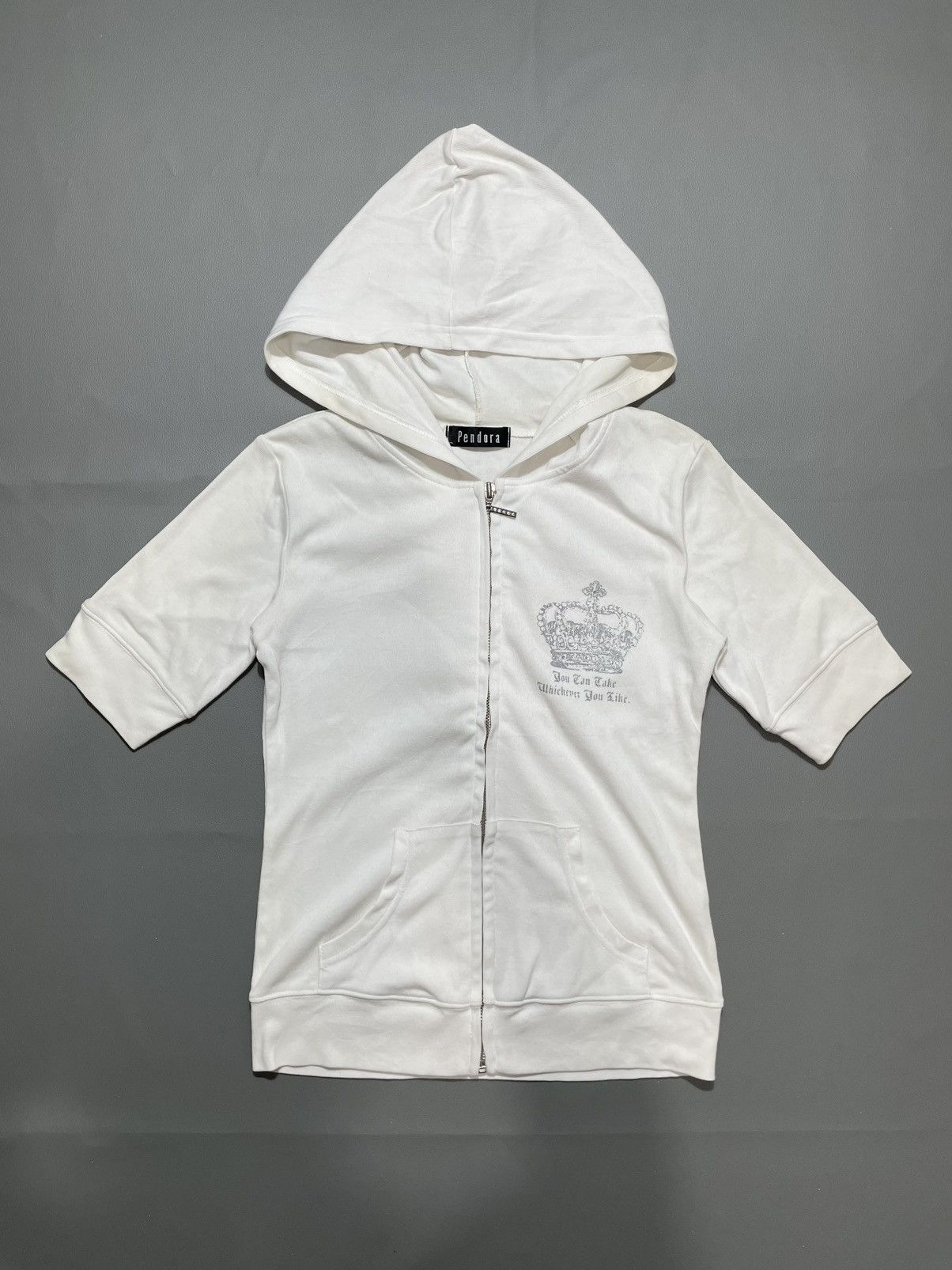 Hysteric Glamour Japanese y2k Crown Poem Hoodie gothic style Size M / US 6-8 / IT 42-44 - 1 Thumbnail