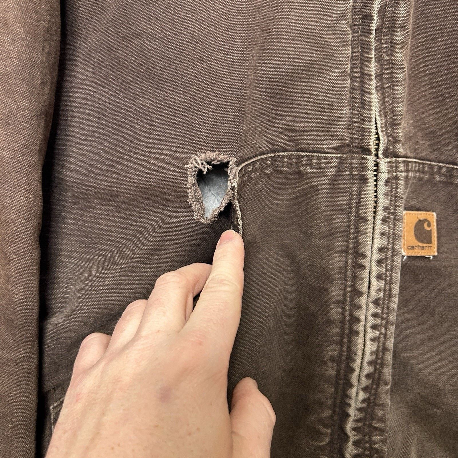 Carhartt Vintage Carhartt Hooded Active Jacket “Dark Brown” J130 DKB Size US L / EU 52-54 / 3 - 4 Thumbnail