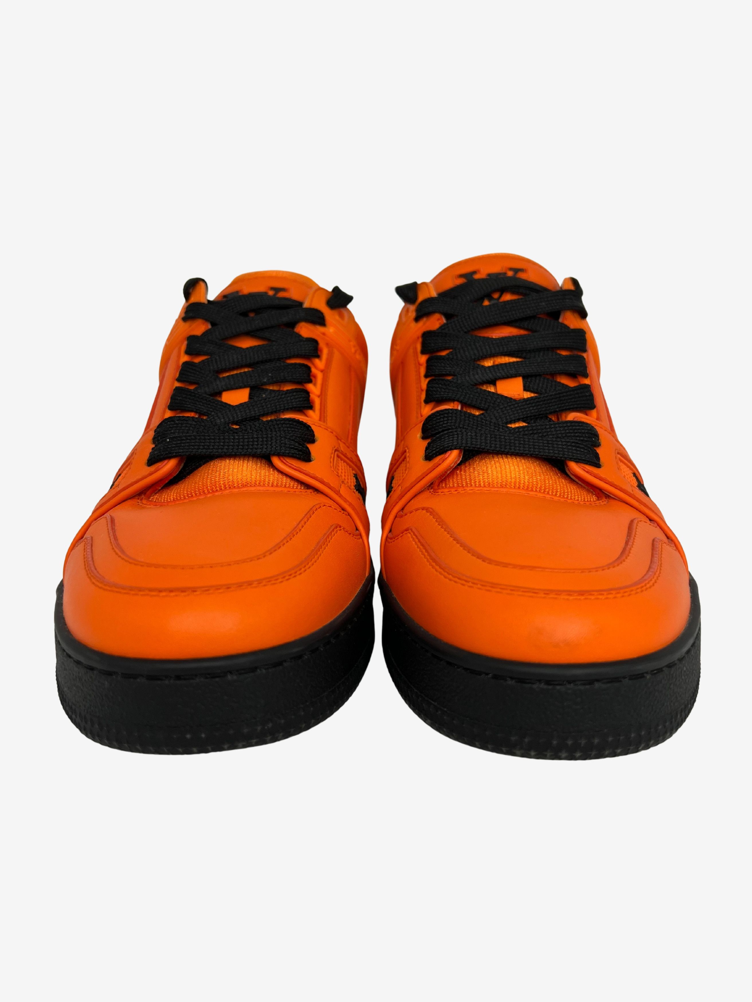 Louis Vuitton Louis Vuitton Orange Trainer Sneaker Virgil Abloh Size US 10.5 / EU 43-44 - 3 Thumbnail