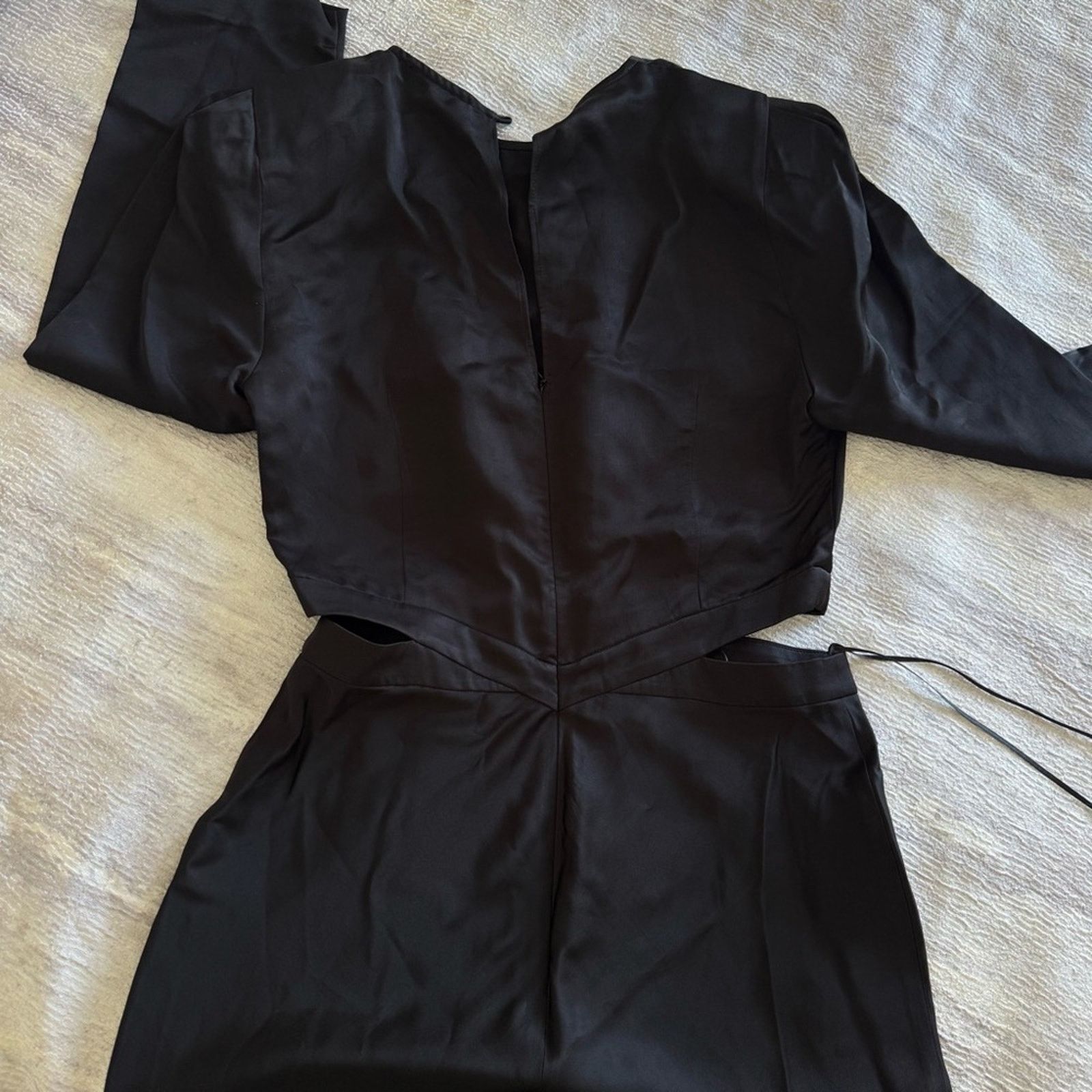 Sandro NWT! Sandro Eleganzia Cutout Satin Finish Maxi Dress Size 34 Size XS / US 0-2 / IT 36-38 - 15 Thumbnail