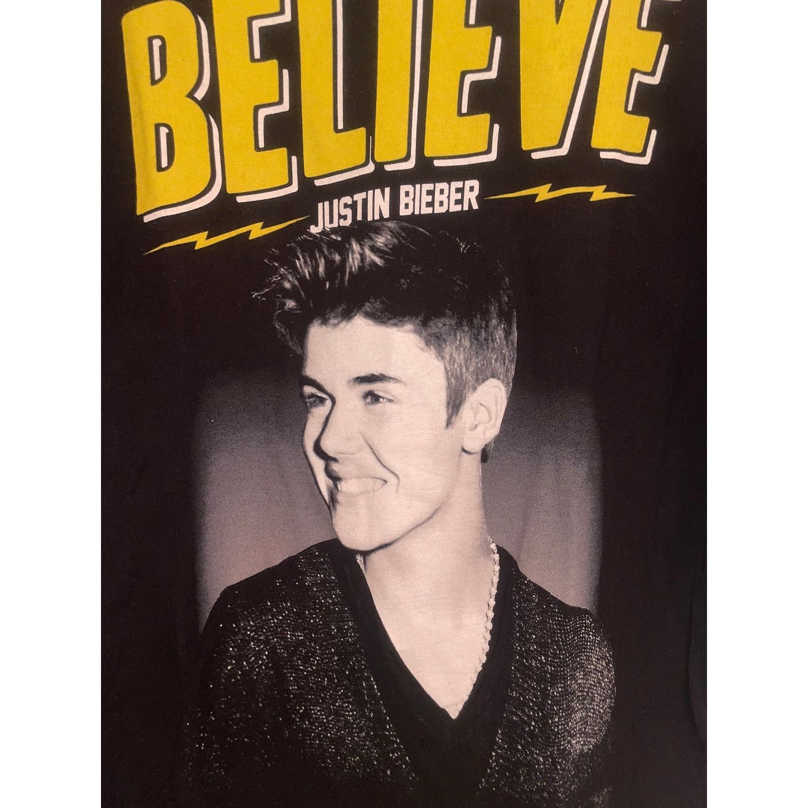 Justin Bieber Justin Bieber Shirt Believe Live Tour Concert Pop M Medium Size US M / EU 48-50 / 2 - 3 Thumbnail