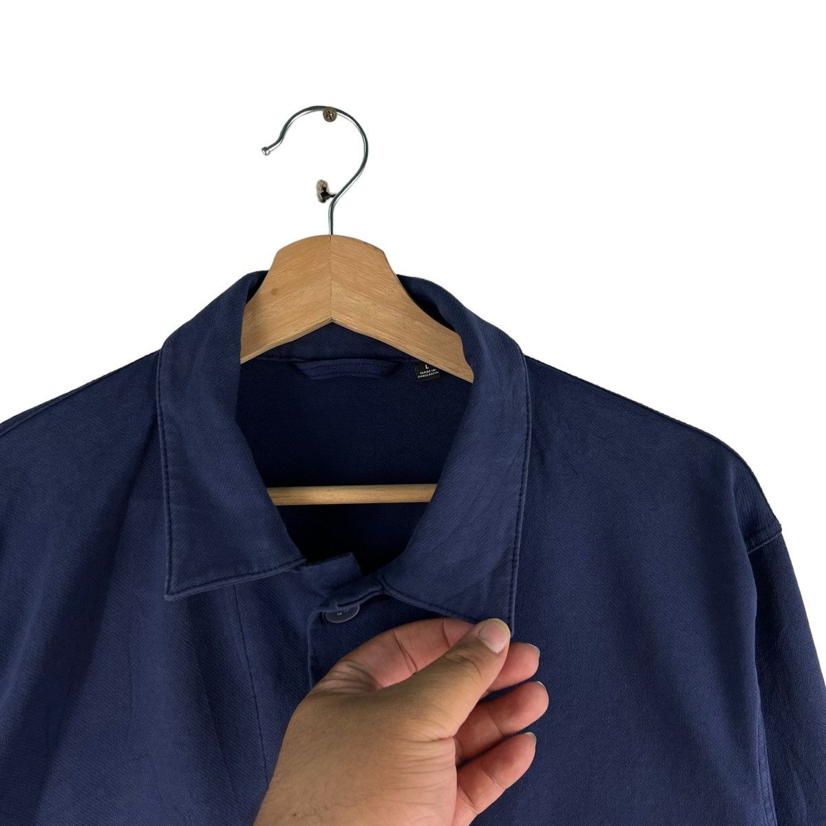 Indigo 🔥VTG WORKER CHORE BLUE BLUE JACKET UNIQLO ISSEY MIYAKE Size US L / EU 52-54 / 3 - 5 Thumbnail