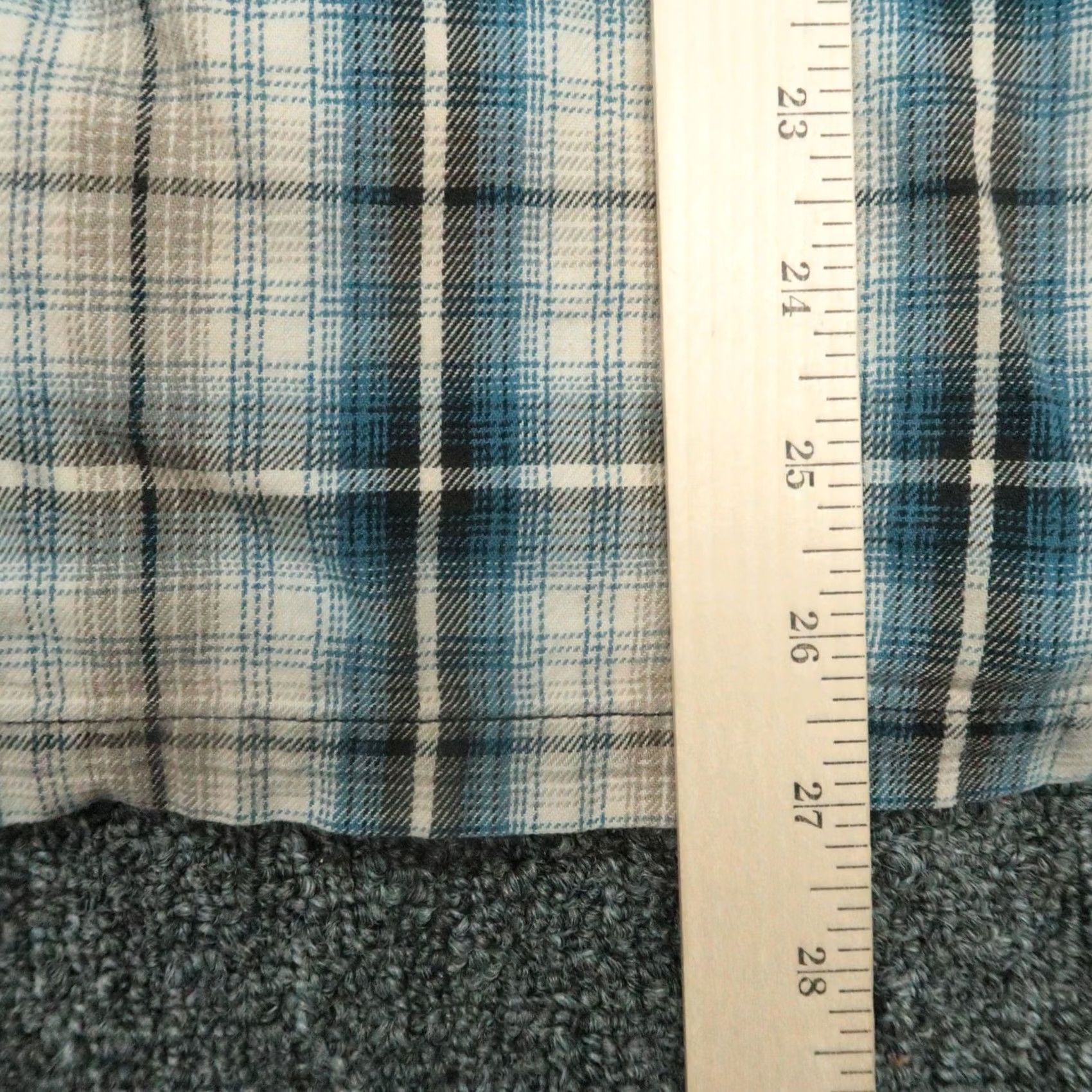 Vintage Kuhl Shirt Mens Medium Tan Blue Plaid Lightweight Flannel Long Sleeve Button-Up Casual Workwear/Travel Size US M / EU 48-50 / 2 - 7 Thumbnail