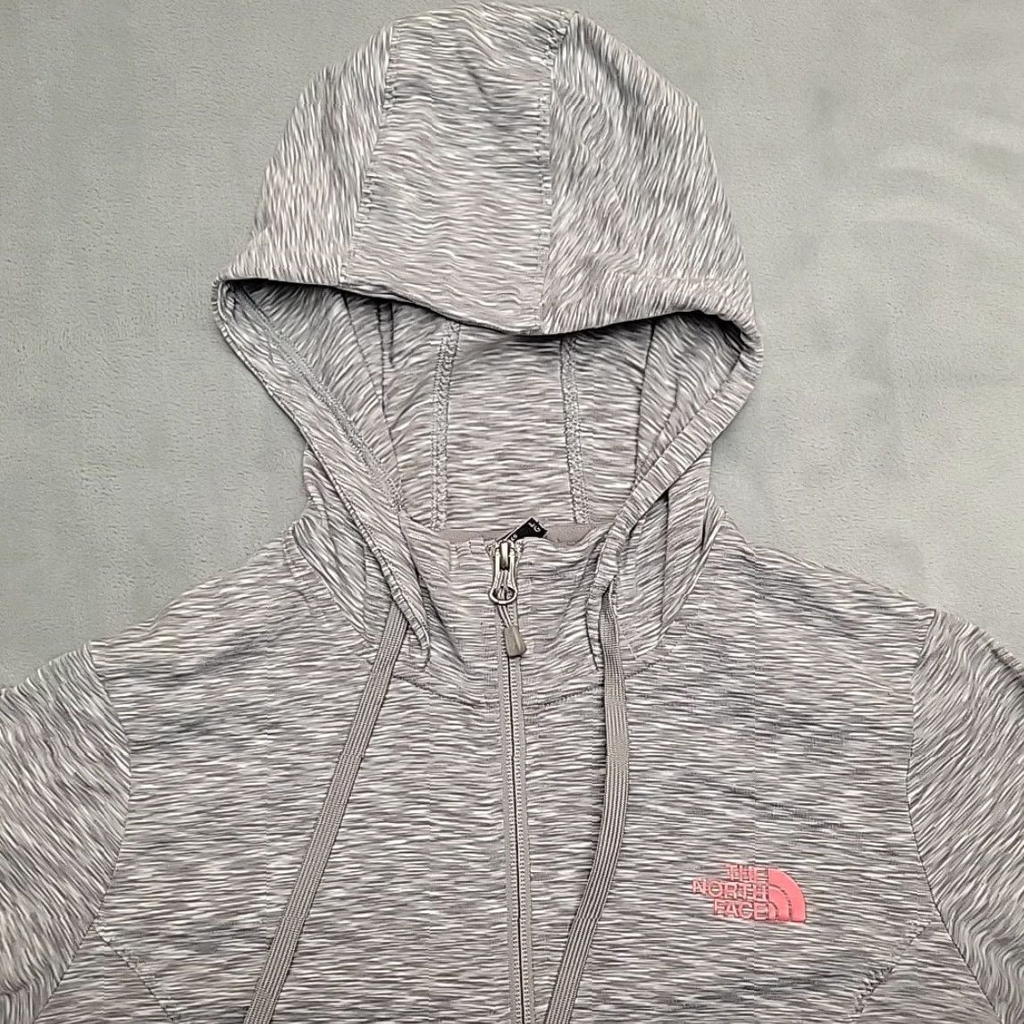 The North Face North Face Hoodie Womens L Gray Full Zip Hooded Lightweight Performance Shirt Size L / US 10 / IT 46 - 3 Thumbnail