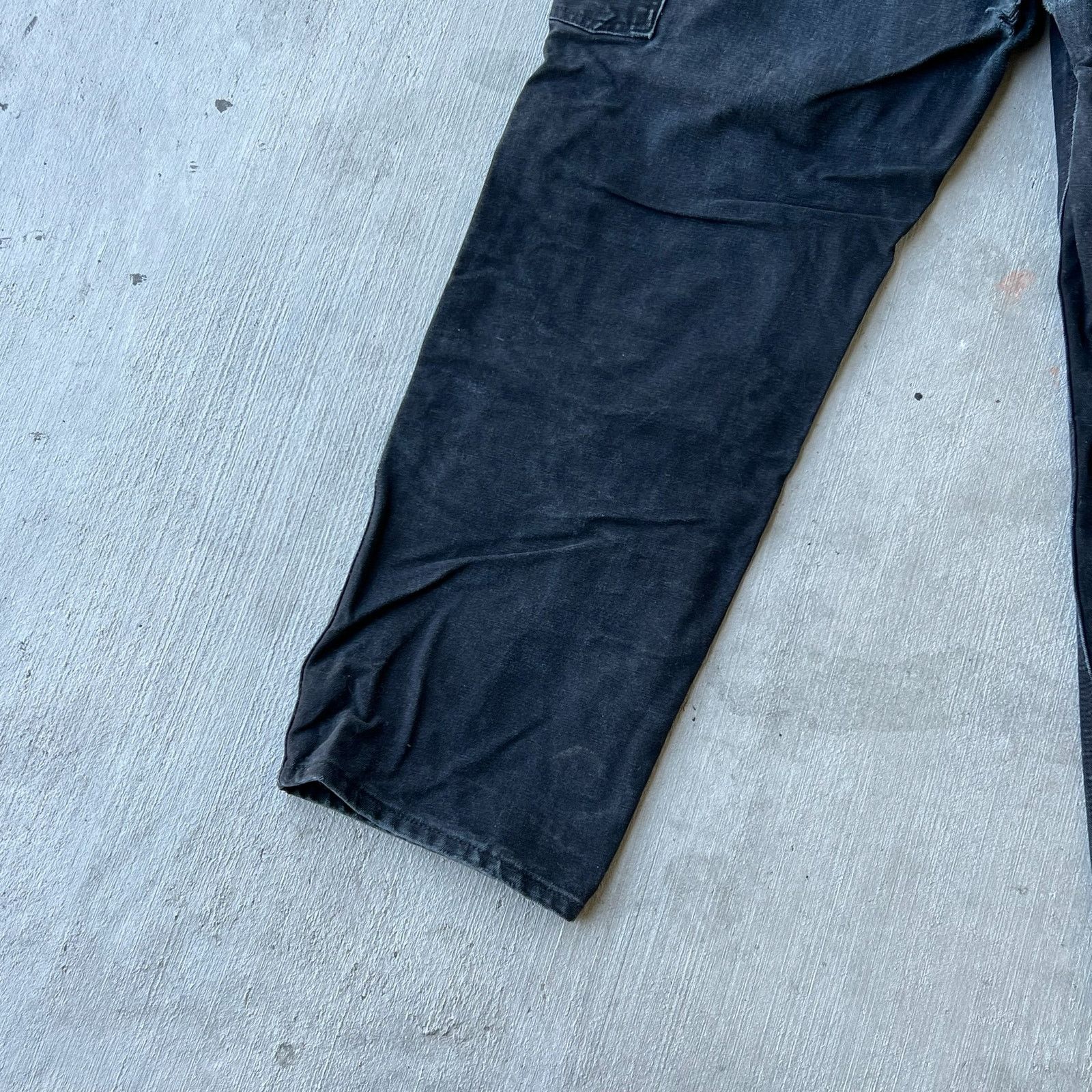 Carhartt × Vintage Carhartt faded black double knee work wear carpenter pants Size US 31 - 11 Thumbnail