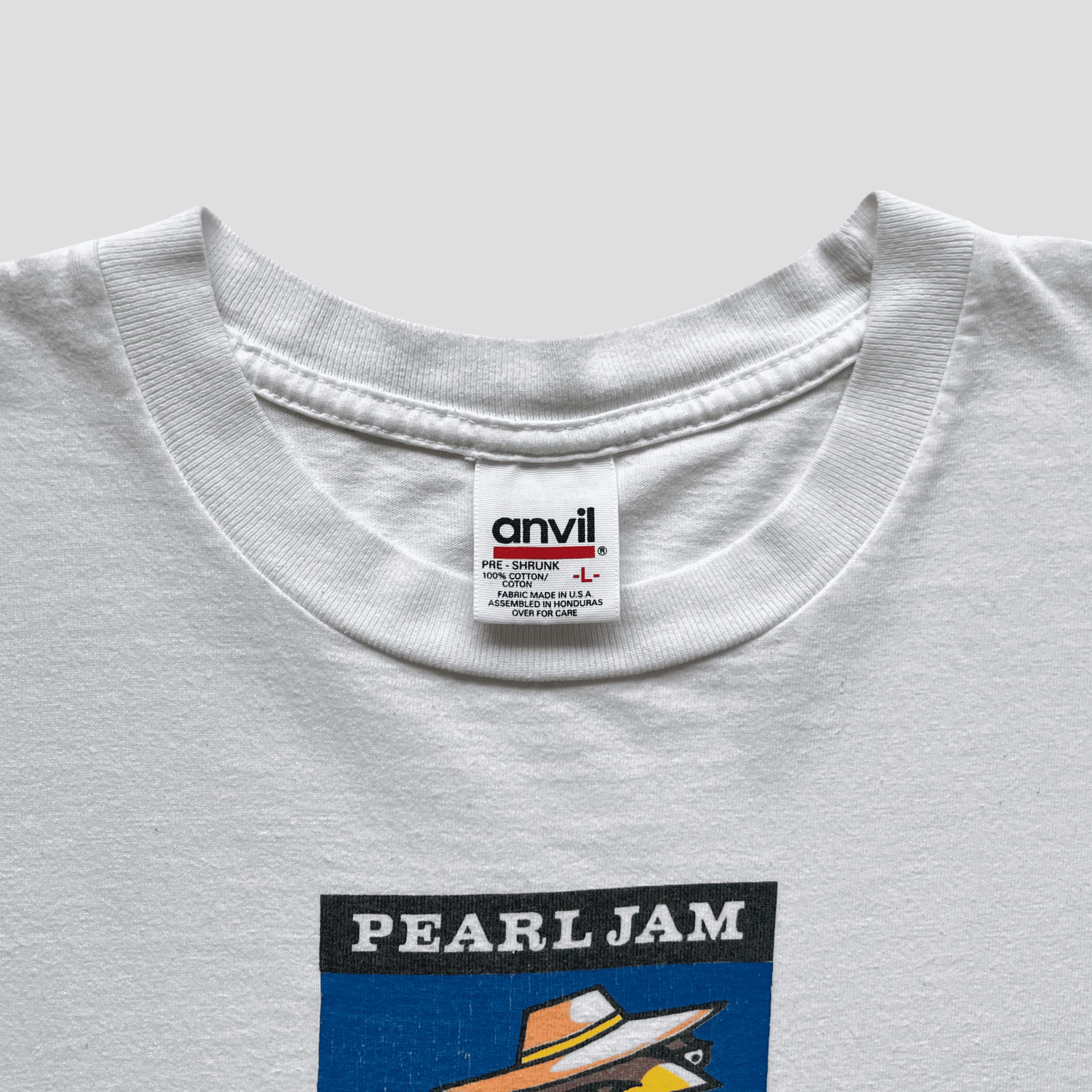 Band Tees Vintage 1998 Pearl Jam Ames Bros T-Shirt Size US L / EU 52-54 / 3 - 4 Thumbnail